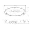 NIPPARTS N3602138 Brake Pad Set, disc brake
