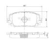 NIPPARTS N3602140 Brake Pad Set, disc brake