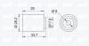 IPD 15-3211 (153211) Deflection/Guide Pulley, timing belt