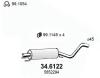 ASSO 34.6122 (346122) Middle Silencer