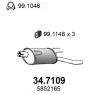 ASSO 34.7109 (347109) End Silencer
