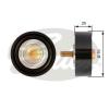 GATES T36012 Deflection/Guide Pulley, v-ribbed belt