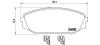 BREMBO P28049 Brake Pad Set, disc brake