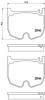 BREMBO P50062 Brake Pad Set, disc brake