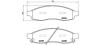 BREMBO P58001 Brake Pad Set, disc brake