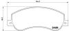 BREMBO P85115 Brake Pad Set, disc brake