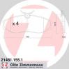 ZIMMERMANN 21481.155.1 (214811551) Brake Pad Set, disc brake