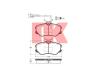 NK 222328 Brake Pad Set, disc brake