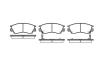 ROADHOUSE 229002 Brake Pad Set, disc brake