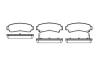ROADHOUSE 230212 Brake Pad Set, disc brake
