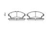 ROADHOUSE 263902 Brake Pad Set, disc brake