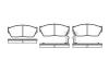 REMSA 014702 Brake Pad Set, disc brake