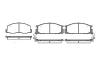 REMSA 030612 Brake Pad Set, disc brake