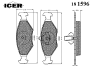 ICER 181596 Brake Pad Set, disc brake