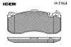 ICER 181964 Brake Pad Set, disc brake