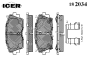 ICER 182034 Brake Pad Set, disc brake