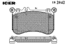 ICER 182042 Brake Pad Set, disc brake