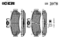 ICER 182078 Brake Pad Set, disc brake