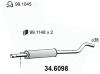 ASSO 346098 Middle Silencer
