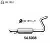 ASSO 54.6008 (546008) Middle Silencer