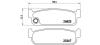 BREMBO P56067 Brake Pad Set, disc brake