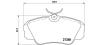 BREMBO P59016 Brake Pad Set, disc brake