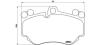 BREMBO P65016 Brake Pad Set, disc brake