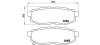 BREMBO P78018 Brake Pad Set, disc brake