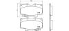BREMBO P83025 Brake Pad Set, disc brake
