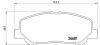BREMBO P83099 Brake Pad Set, disc brake