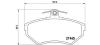 BREMBO P85032 Brake Pad Set, disc brake