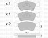 METELLI 2202870 Brake Pad Set, disc brake