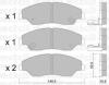 METELLI 2203760 Brake Pad Set, disc brake