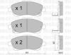 METELLI 2204500 Brake Pad Set, disc brake