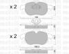 METELLI 2205400 Brake Pad Set, disc brake