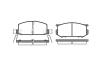 ROADHOUSE 210922 Brake Pad Set, disc brake