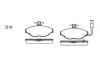 ROADHOUSE 216901 Brake Pad Set, disc brake