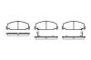 ROADHOUSE 218212 Brake Pad Set, disc brake