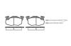 ROADHOUSE 219244 Brake Pad Set, disc brake
