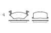 ROADHOUSE 233202 Brake Pad Set, disc brake