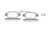 ROADHOUSE 285811 Brake Pad Set, disc brake