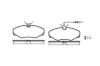 REMSA 083401 Brake Pad Set, disc brake