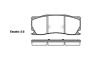 REMSA 140200 Brake Pad Set, disc brake