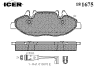 ICER 181675 Brake Pad Set, disc brake