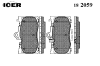 ICER 182059 Brake Pad Set, disc brake
