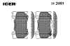 ICER 182089 Brake Pad Set, disc brake