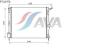 AVA QUALITY COOLING RTA2476 Radiator, engine cooling