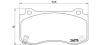 BREMBO P11023 Brake Pad Set, disc brake