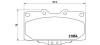 BREMBO P56034 Brake Pad Set, disc brake