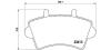 BREMBO P59039 Brake Pad Set, disc brake
